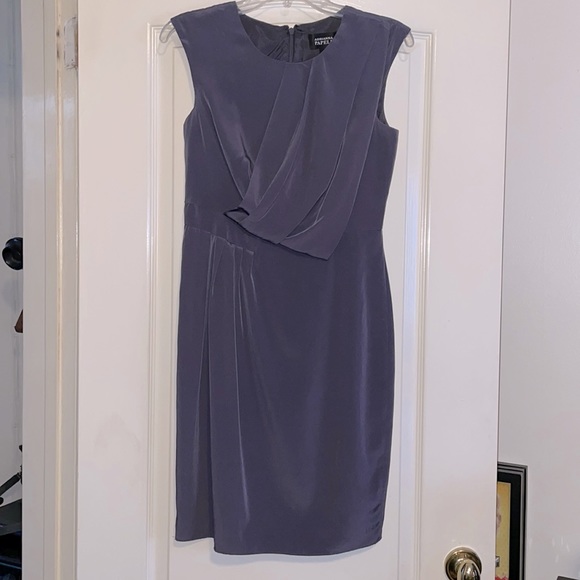 Adrianna Papell Gray Sleeveless Dress. Size 2. - Picture 1 of 10